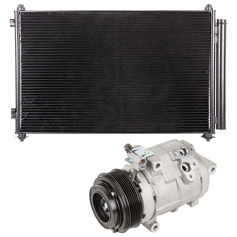 For Mazda CX-9 CX9 2007-2015 OEM AC Compressor w/ A/C Condenser & Drier DAC