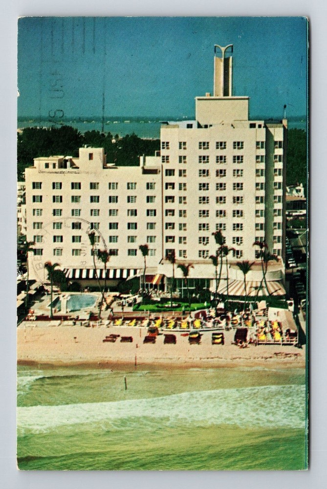 Miami Beach FL-Florida, The Sea Isle Hotel, Scenic, Vintage Postcard