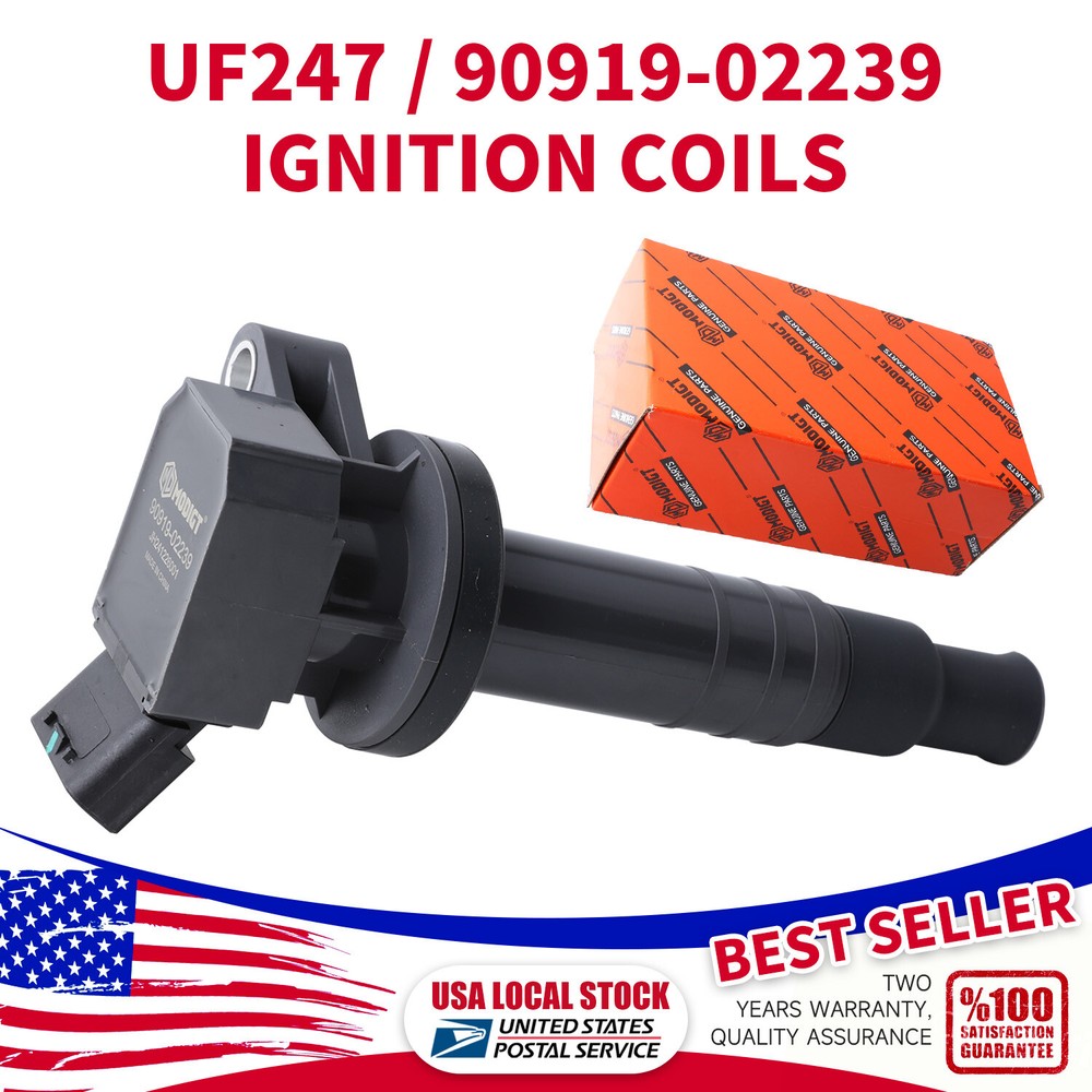 High Performance Ignition Coil for 2000-2005 Toyota Celica 1.8L L4 UF247 Replacement