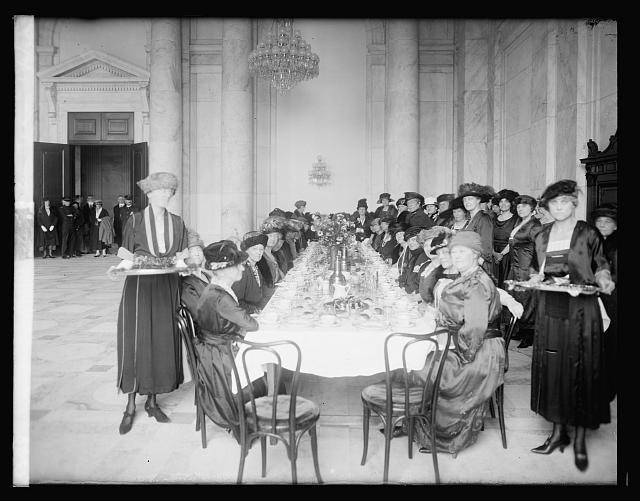 Photo:Mrs. Harding at Senate ladies tea, 12/7/20