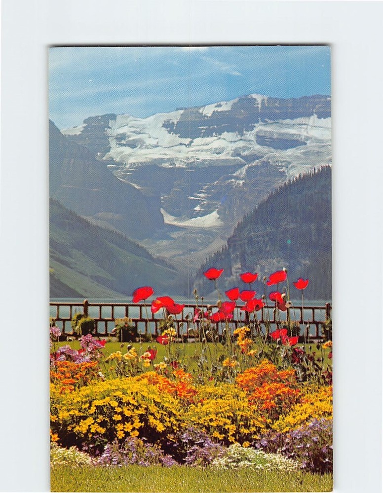 Postcard Lake Louise & Victoria Glacier Banff National Park Alberta Canada