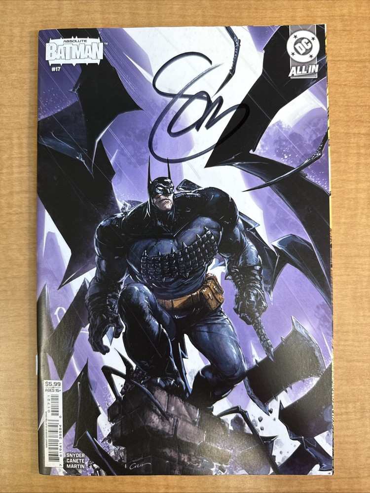 Absolute Batman #17 Clayton Crain 1st Poison Ivy SIGNED SCOTT SNYDER w/COA NM/M