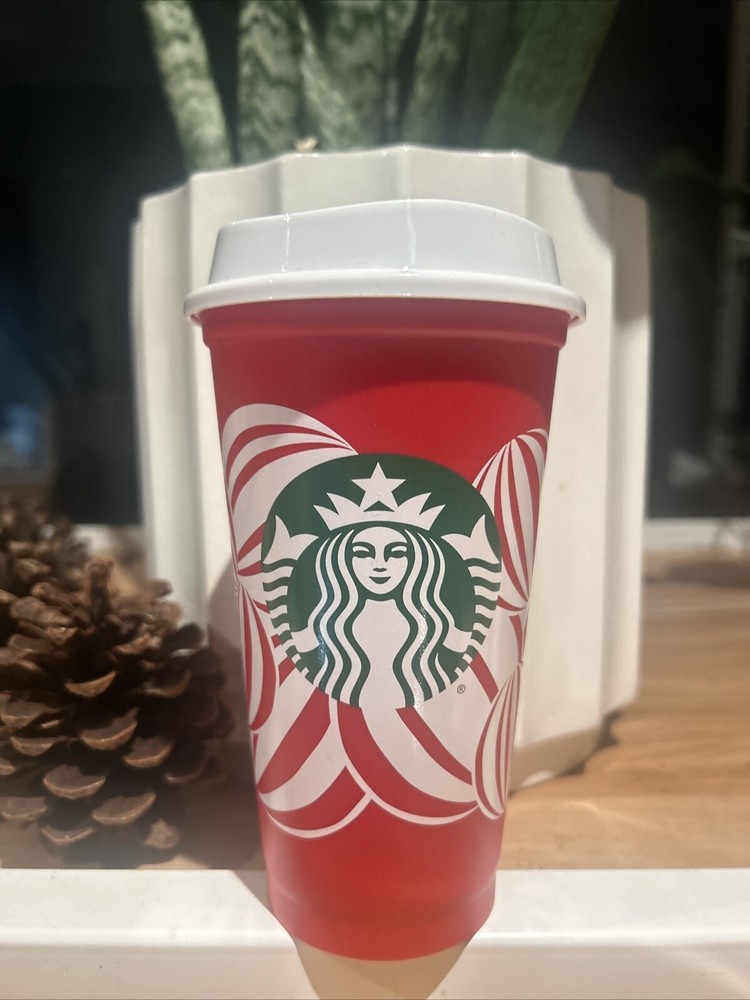 NEW! Starbucks Holiday 2024 RED CUP DAY - 16 oz Reusable Hot Cup Collectible