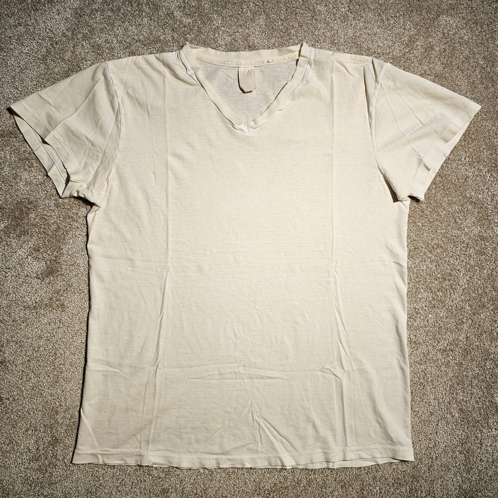 Vtg 90s Y2k GAP Body Blank Mens L Single Stitch T-Shirt Sleeze Thrashed Emo Punk