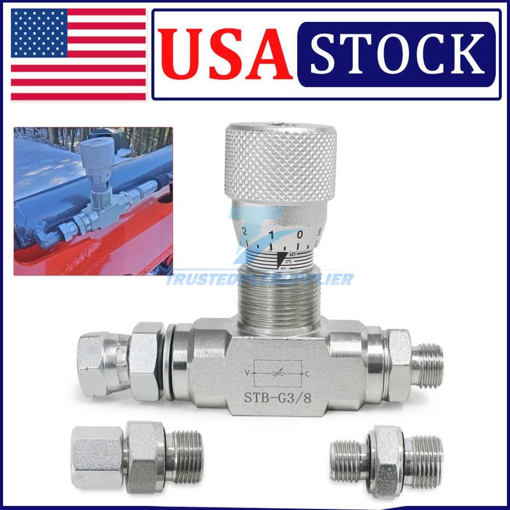 Hydraulic Flow Control Valve - STB-G3/8 - Mini Excavator - AGT -3/8