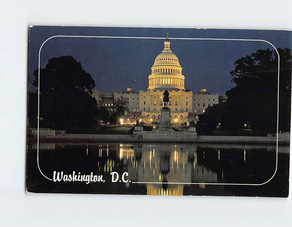 Postcard US Capitol Washington DC USA