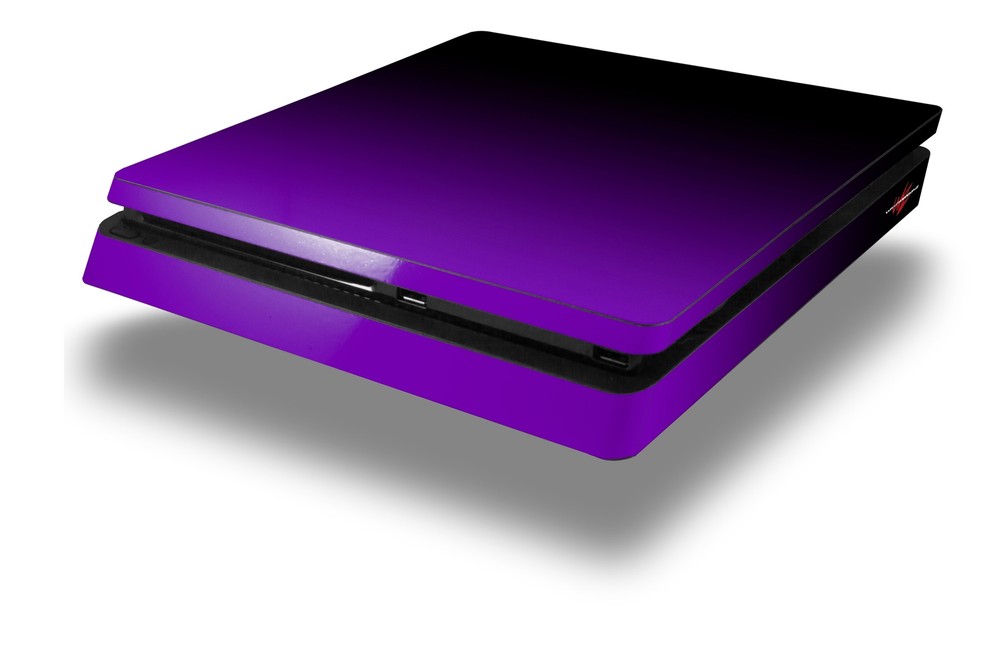 Skin for PS4 Slim Smooth Fades Purple Black Playstation 4 Console