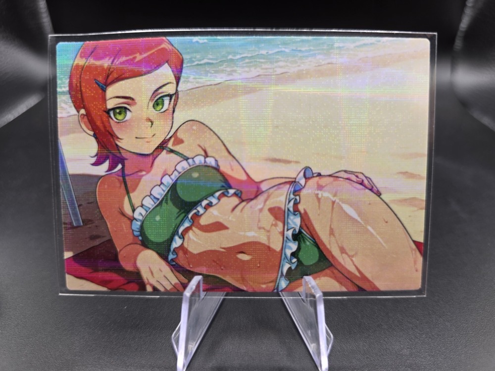 Gwen Tennyson Holographic Anime Collectible Trading Card