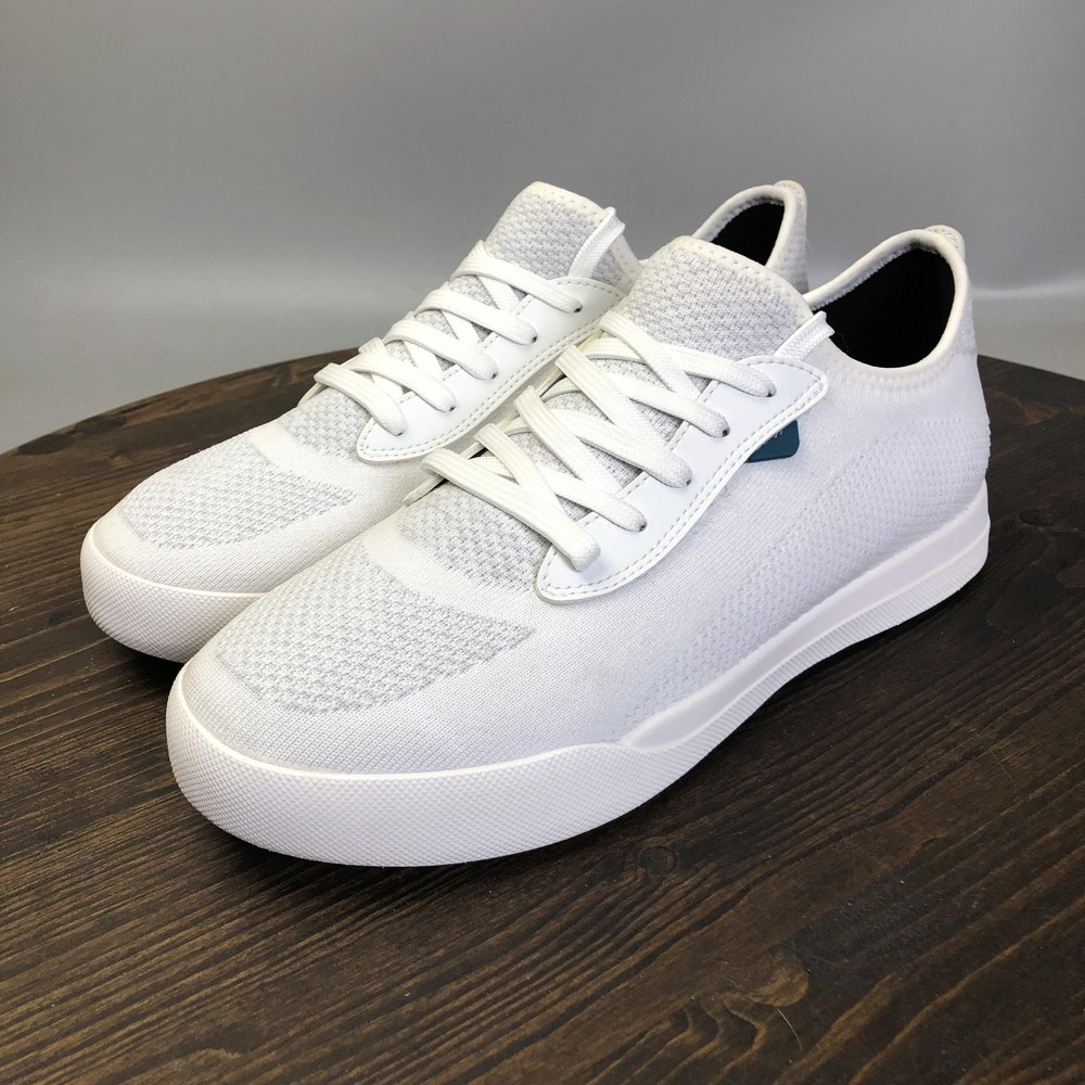 Vessi Weekend Shoes Mens Size 9 White Knit Casual Lightweight Comfort Sneakers