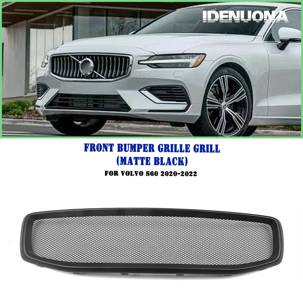 Volvo S60 2020-2022 Matte Fiberglass Front Bumper Grille Mesh
