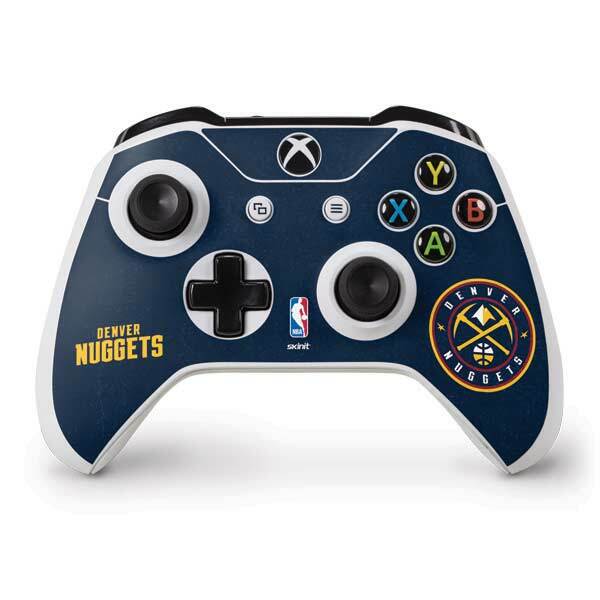 NBA Denver Nuggets Xbox One S Controller Skin - Denver Nuggets Distressed