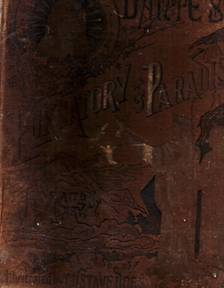 1880S Gustave Dore Illustrating Dante's Purgatory & Paradise Illustrated 11X9