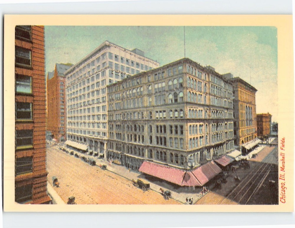 Postcard Marshall Fields Chicago Illinois USA