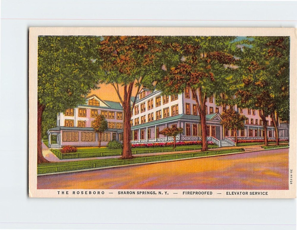 Postcard The Hotel Roseboro Sharon Springs NY USA