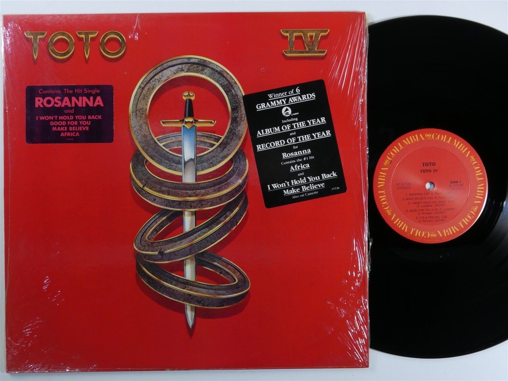 TOTO IV COLUMBIA LP VG+ SHRINK f