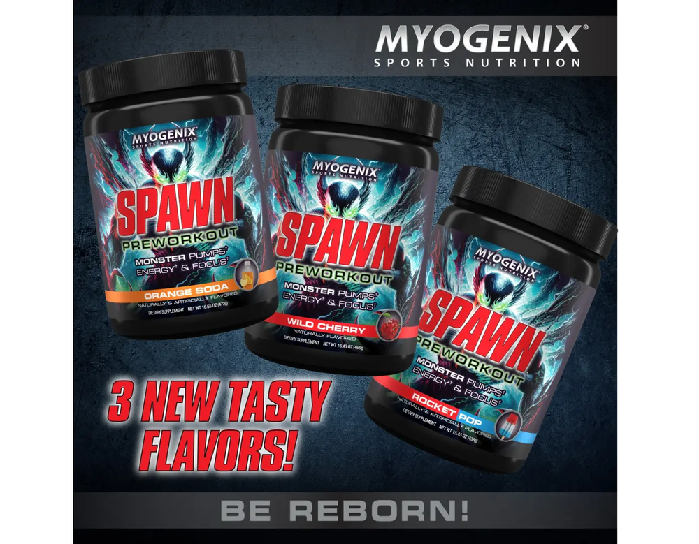MYOGENIX SPORTS SPAWN Preworkout for Energy Focus and Monster Pumps