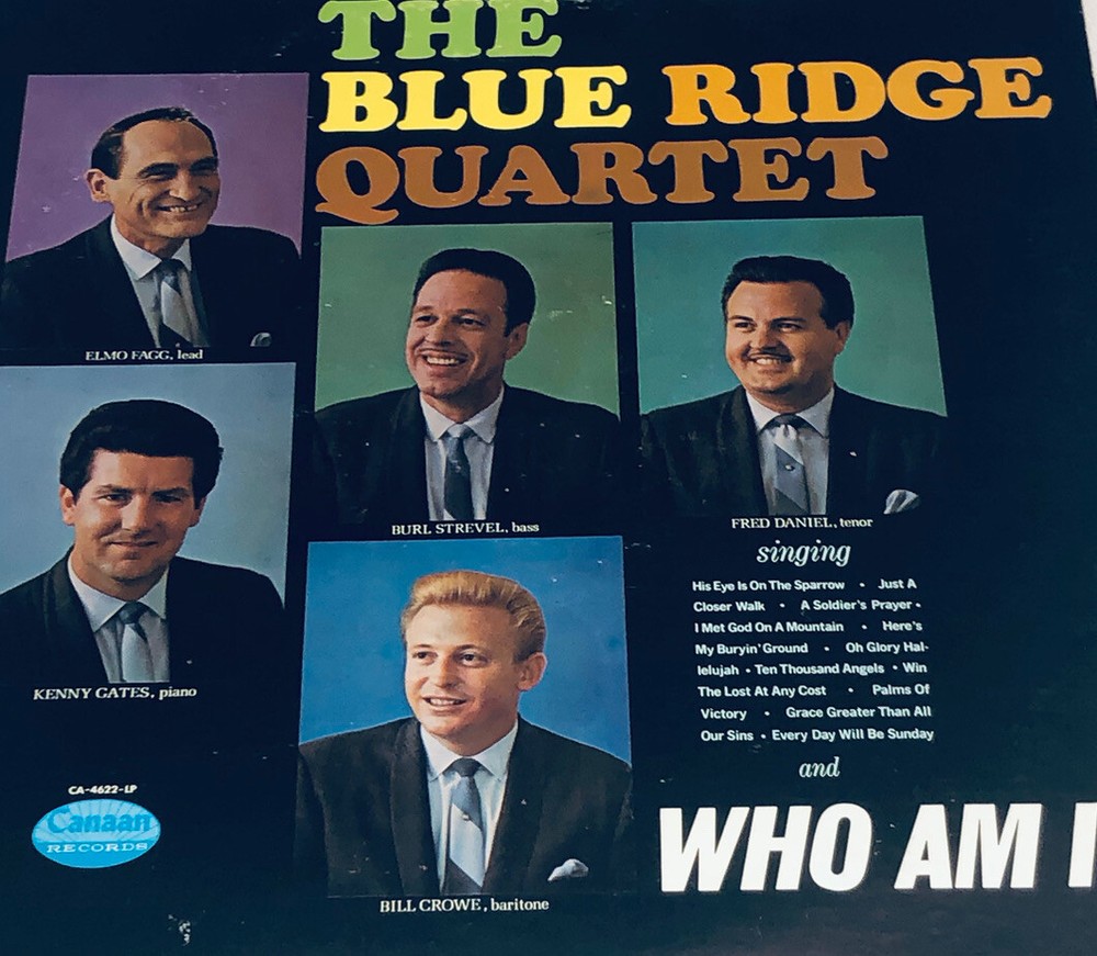 Blue Ridge Quartet Who Am I Southern Gospel LP 10
