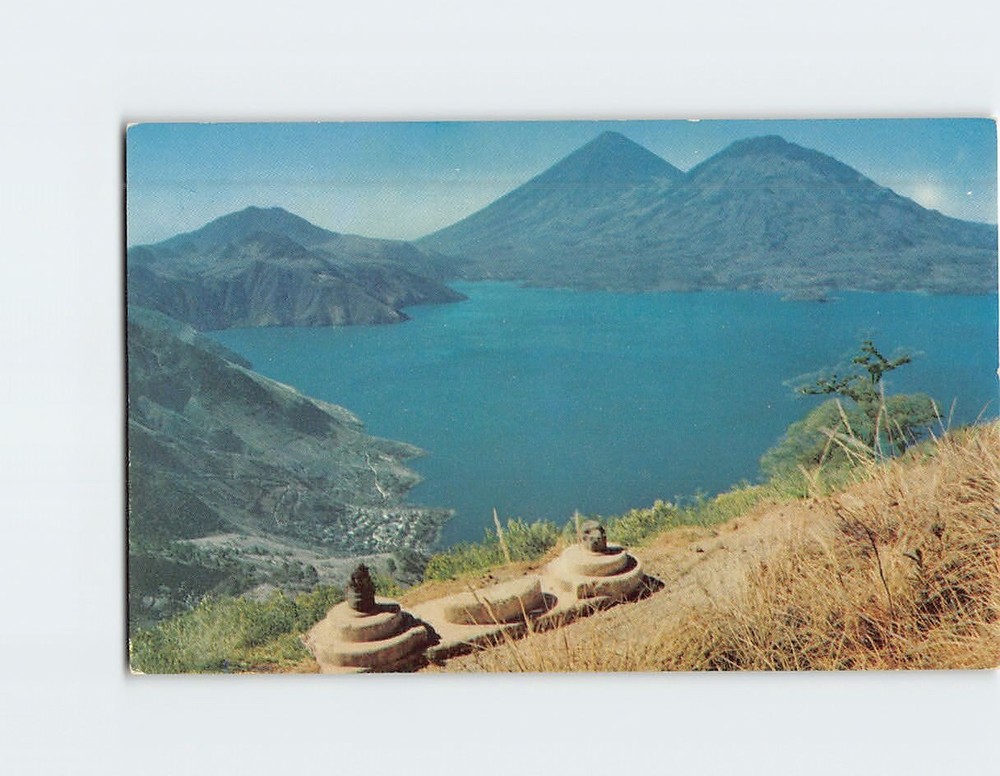 Postcard Lake Atitlan Guatemala