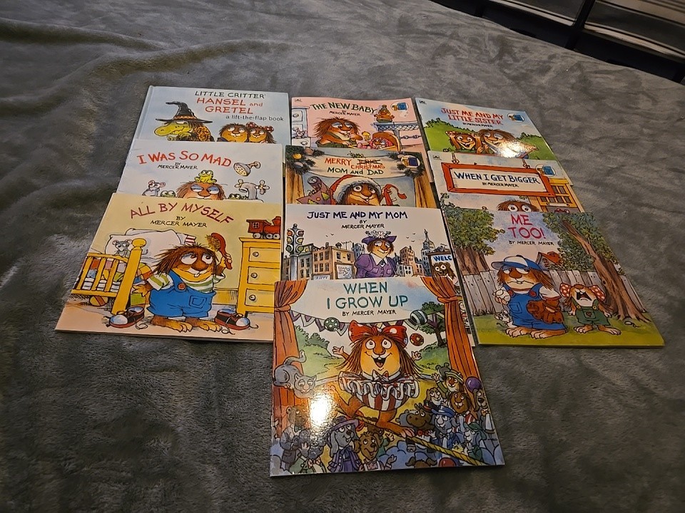 Little Critter Golden Book Lot 10 Mercer Mayer Childrens Books Story Time Read