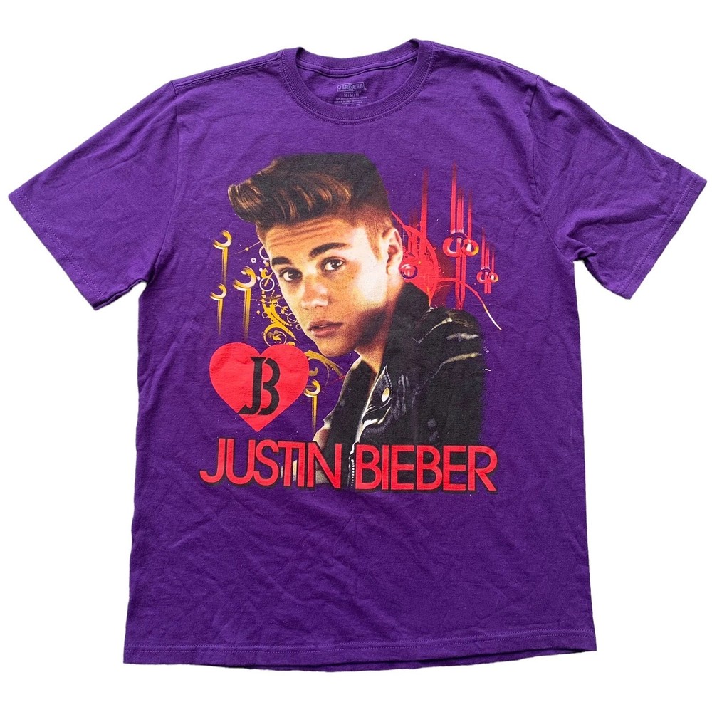 Justin Bieber Believe Tour 2013 Purple T-Shirt  Reprint  All Size B07.307