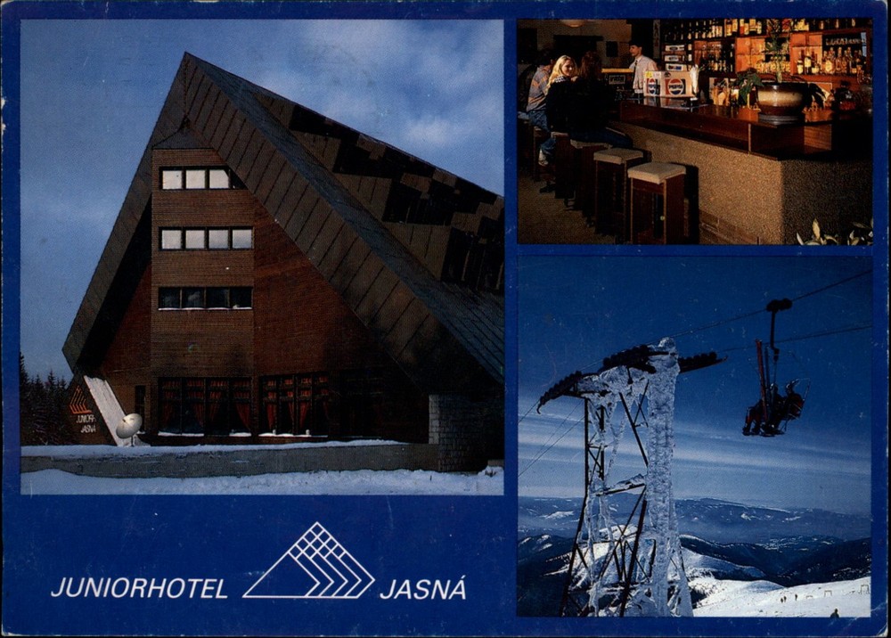 Juniorhotel Jasna Jasna Slovakia vintage postcard q514