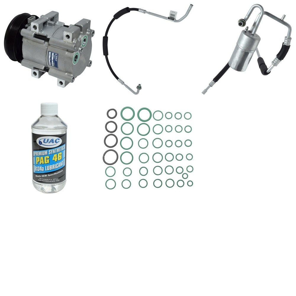 A/C Compressor Kit UAC For 1993-1994 Lincoln Continental