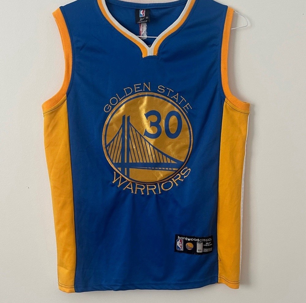 Youth Boys XXL Golden State Warriors Steph Curry Basketball Jersey