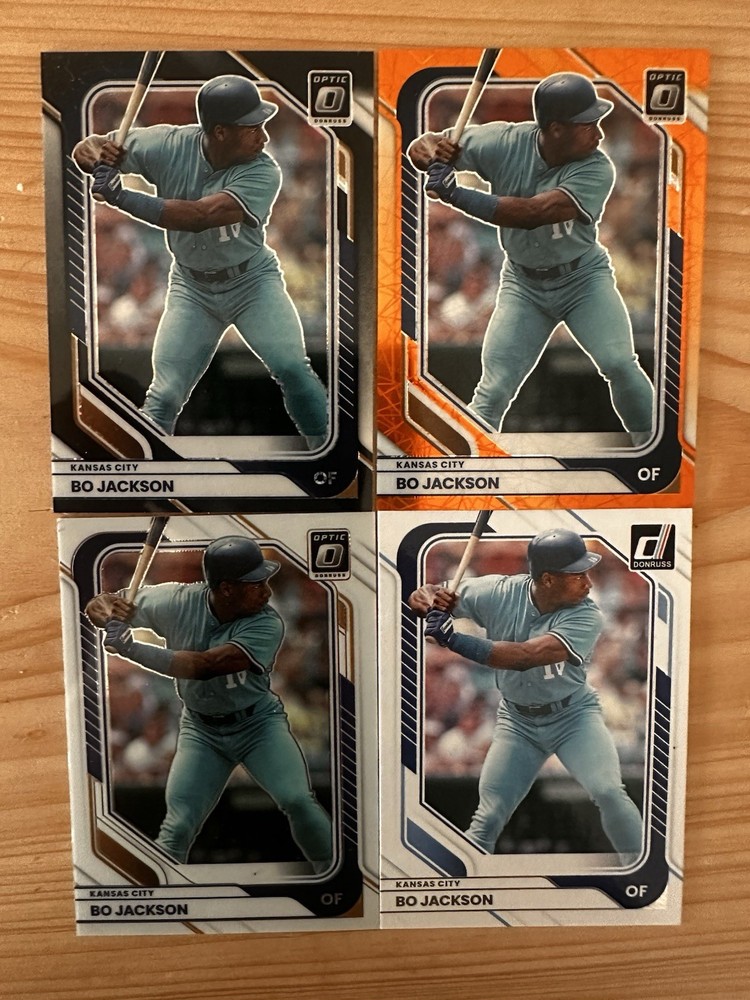 2026 Donruss Bo Jackson 4 Card Lot