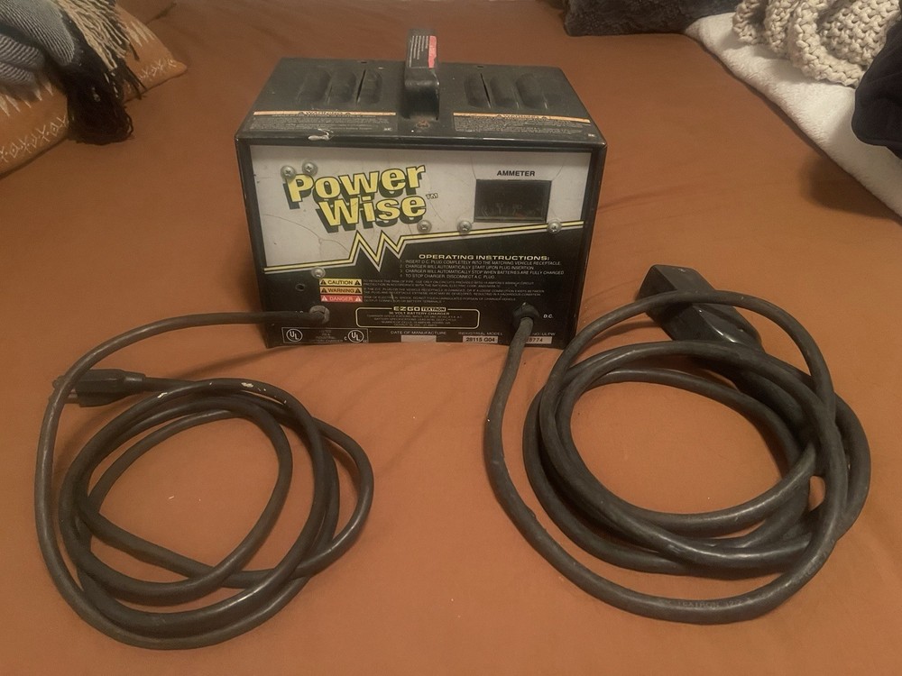 Power Wise 36 Volt EZ-GO Textron Golf Cart Battery Charger. Model #28115 G04