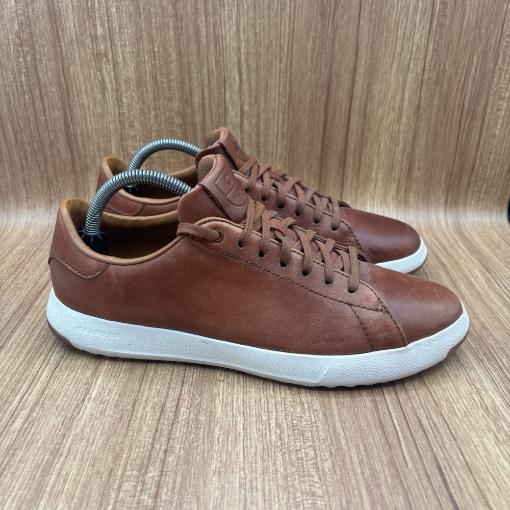Cole Haan Men's Grandpro Tennis Sneaker Woodbury Handstain C22585 Size 8.5 M