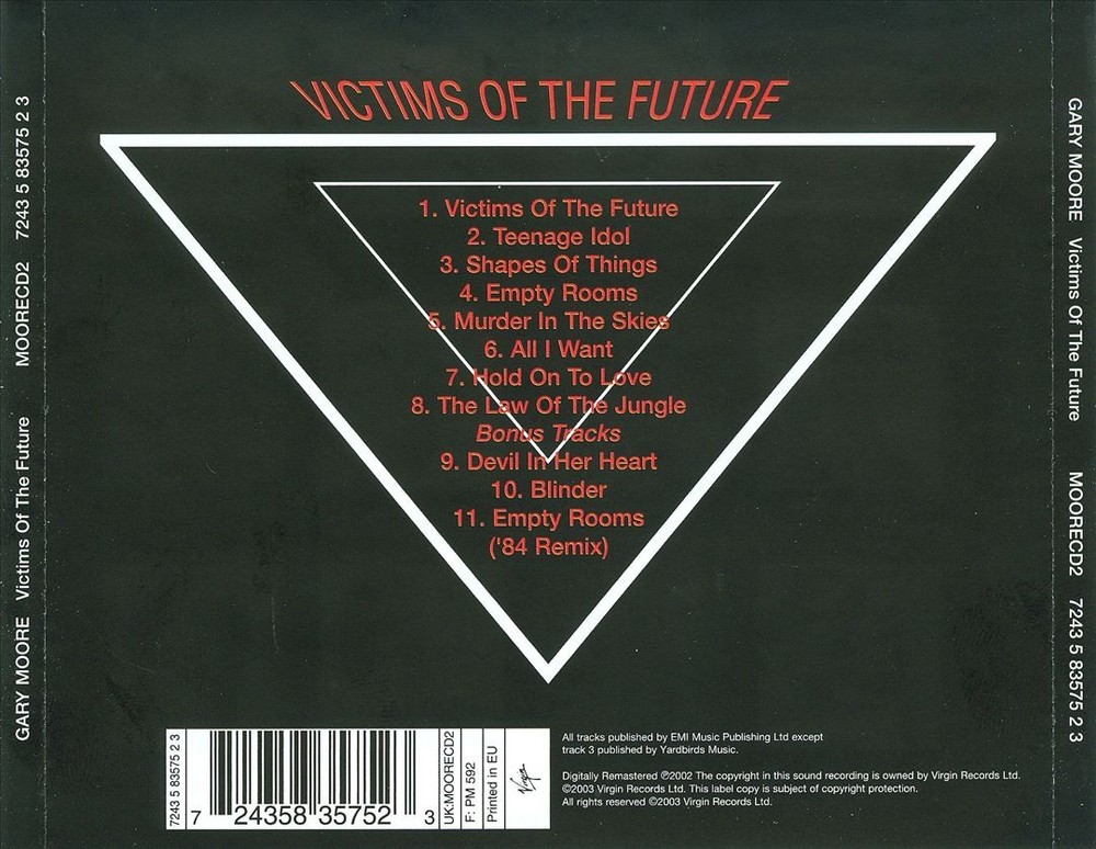 Gary Moore Victims Of The Future [Bonus Tracks] New Cd