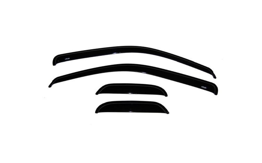 AVS 94503 Dark Smoke Ventvisor Acrylic Window Deflectors for Colorado Canyon