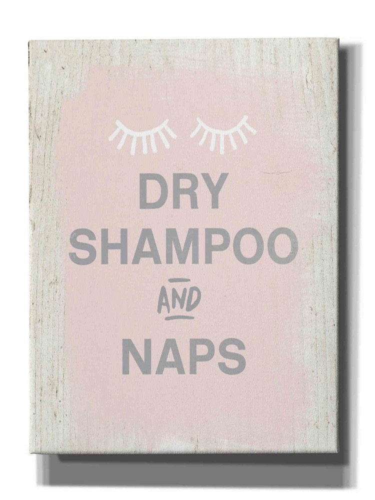 Epic Graffiti 'Dry Shampoo And Naps' by Linda Woods, Giclee Canvas Wall Art