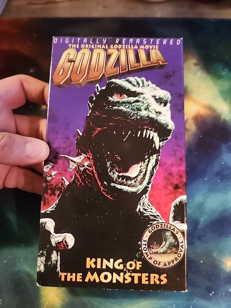 Godzilla, King of the Monsters (VHS Tape 1998) Original Movie Remastered - Works