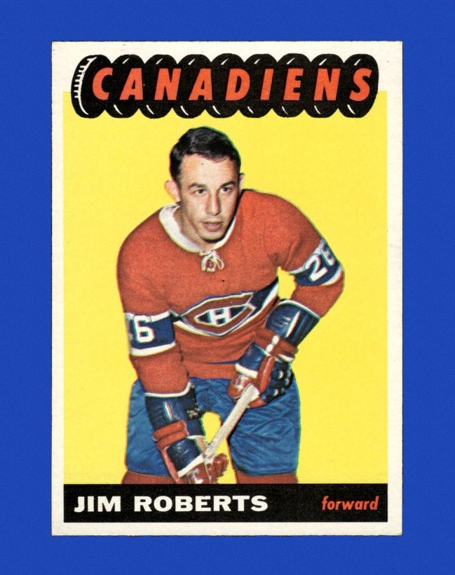 1965-66 Topps Set-Break # 74 Jim Roberts NM-MT OR BETTER *GMCARDS*Consign with Greg Morris Cards