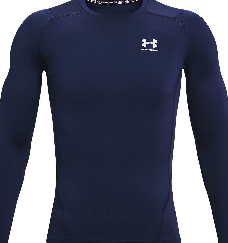 Under Armour Heat Gear Compression Long Sleeve Men's L Navy NWT