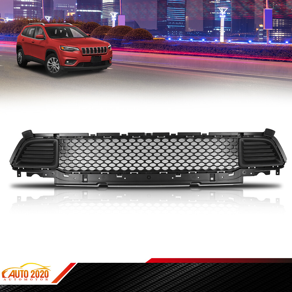 Front Lower Mesh Grille Grill Cover Fit For 2019-2021 Jeep Cherokee 68288039AB