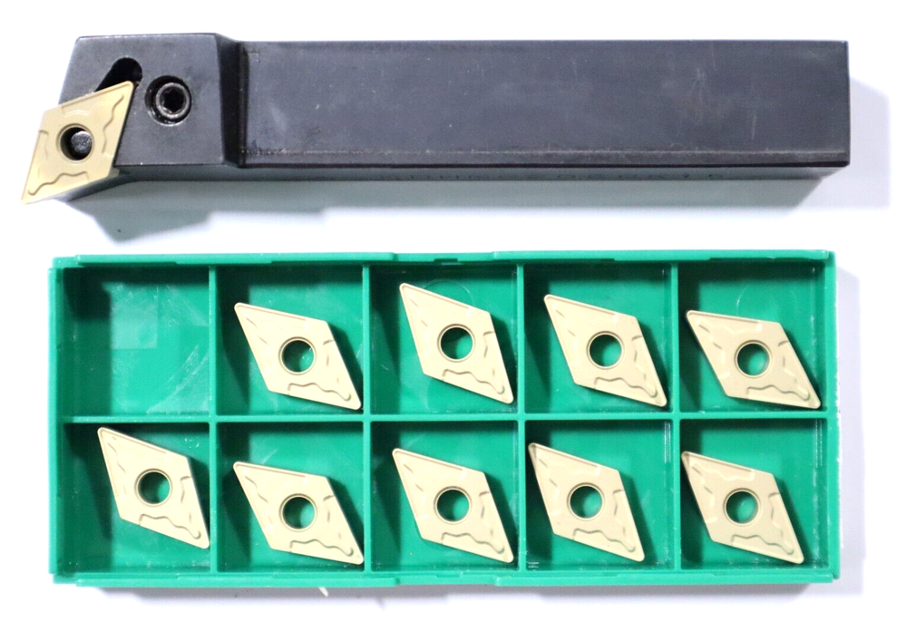 MINSUBISHI, PDHNR 2020K15 TOOLHOLDER w/ DNMG 432-GH UE601 CARBIDE INSERTS   E242