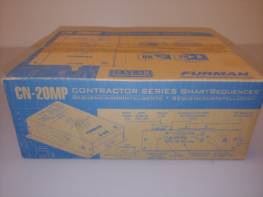 Furman CN20MP 20A Power Sequencer for Audio Equipment  