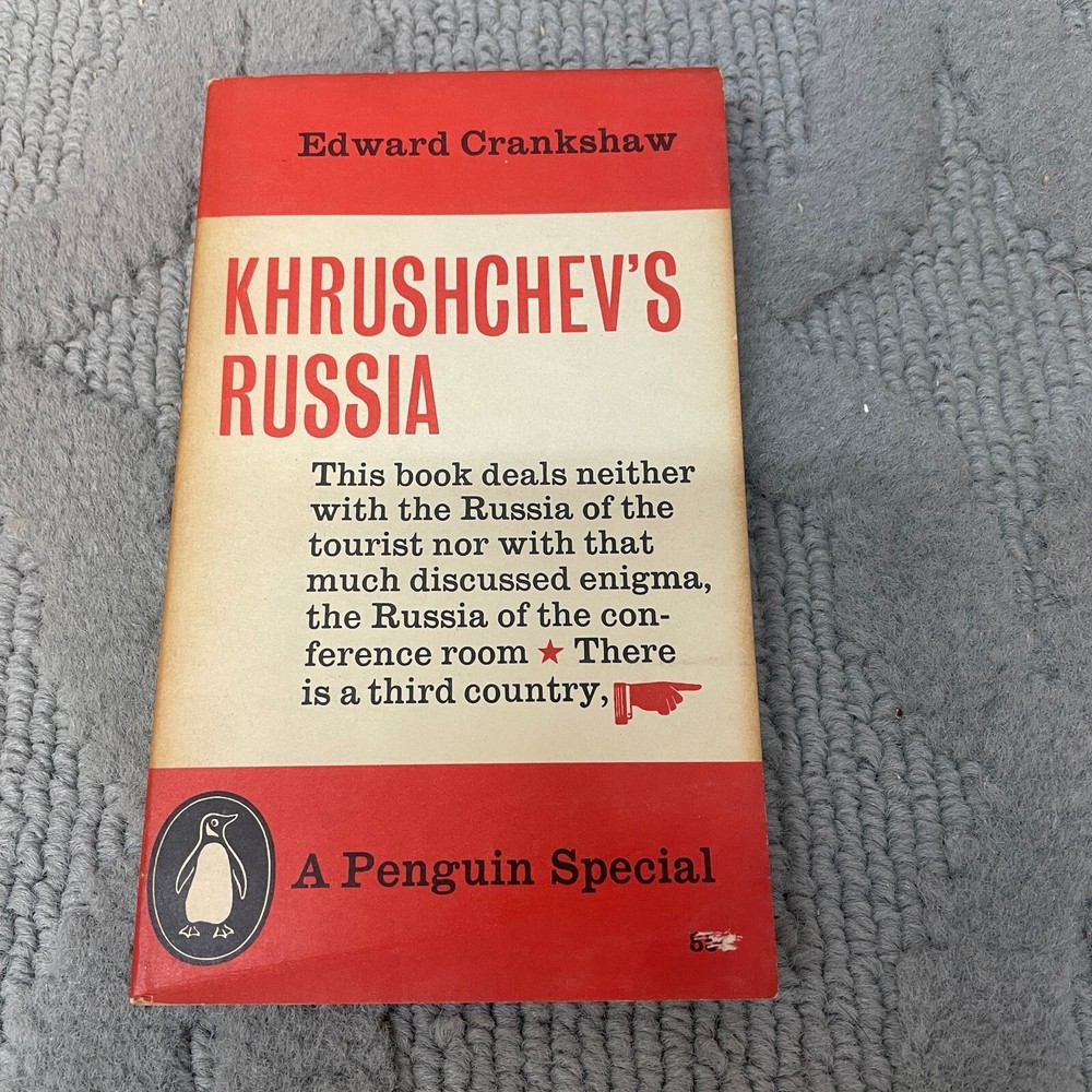 Khrushcev's Russia History Paperback Book by Edward Crankshaw from Penguin 1959