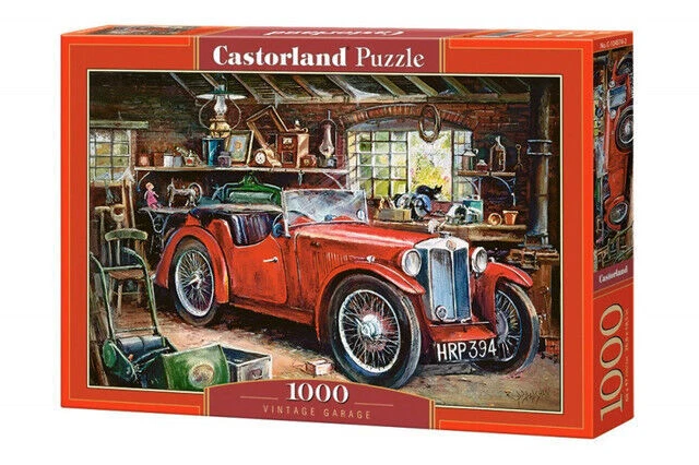 1000 Pcs PC Puzzle Jigsaw Castorland Vintage Garage C-104574