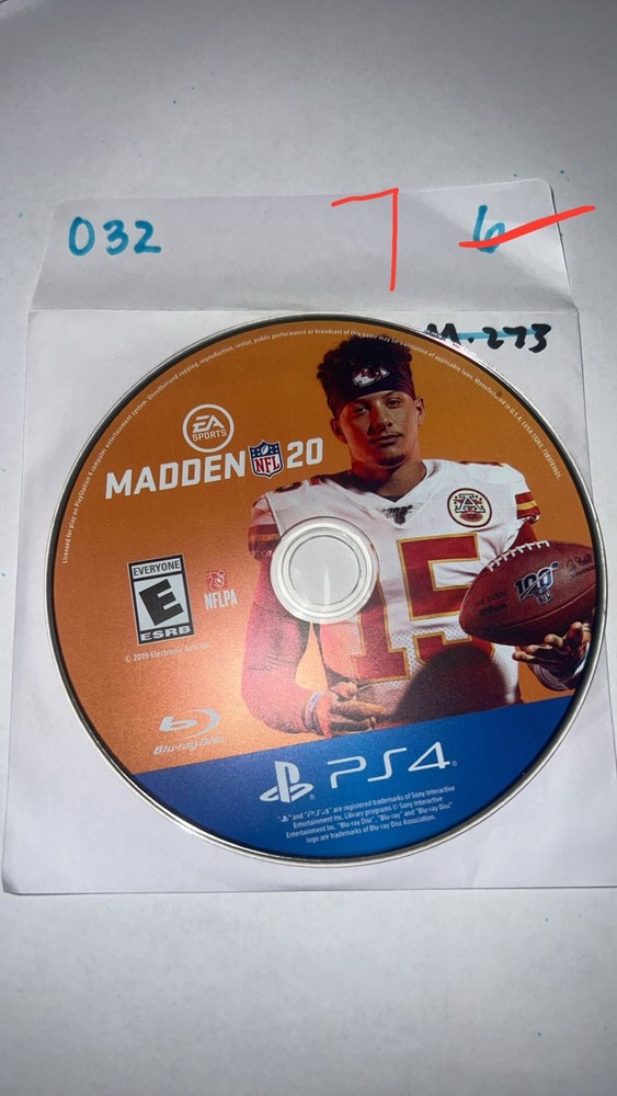 Madden NFL 20 (Sony PlayStation 4, PS4) DISC ONLY | NO TRACKING | 032