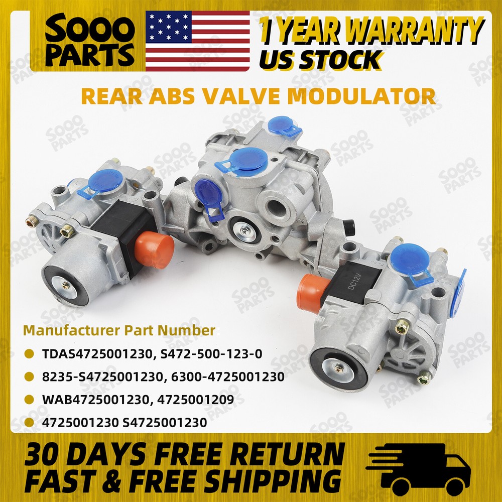 Rear ABS Valve Modulator Package 4725001230 S4725001230 For Wabco