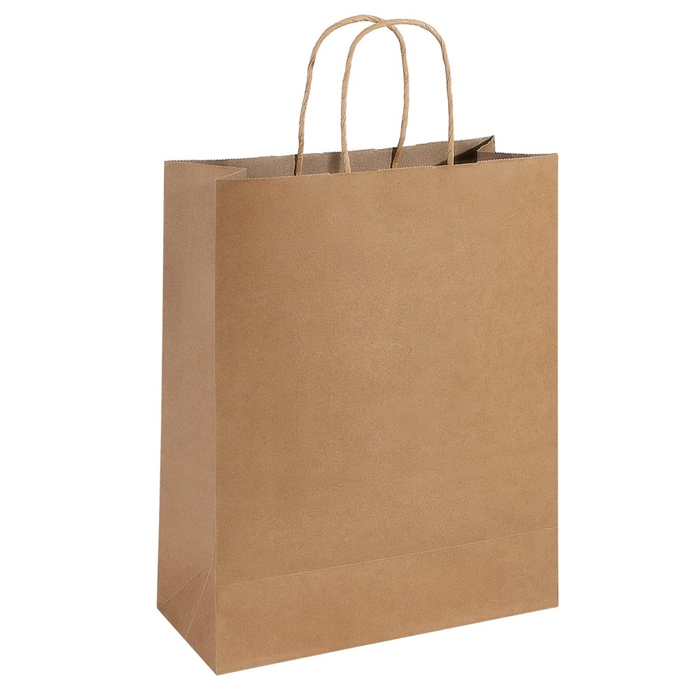 PAICUIKE Gift Bags 8x4x10 100Pcs Paper Gift Bags Medium Size Brown Paper Bags...