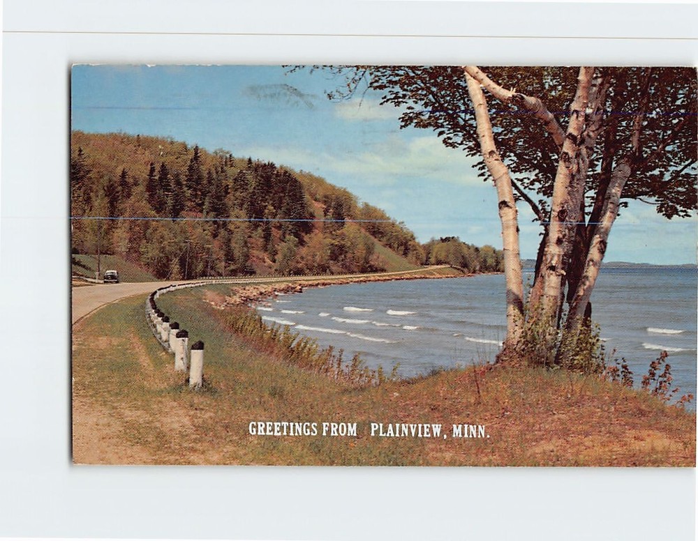 Postcard Scenic View Greetings from Plainview Minnesota USA