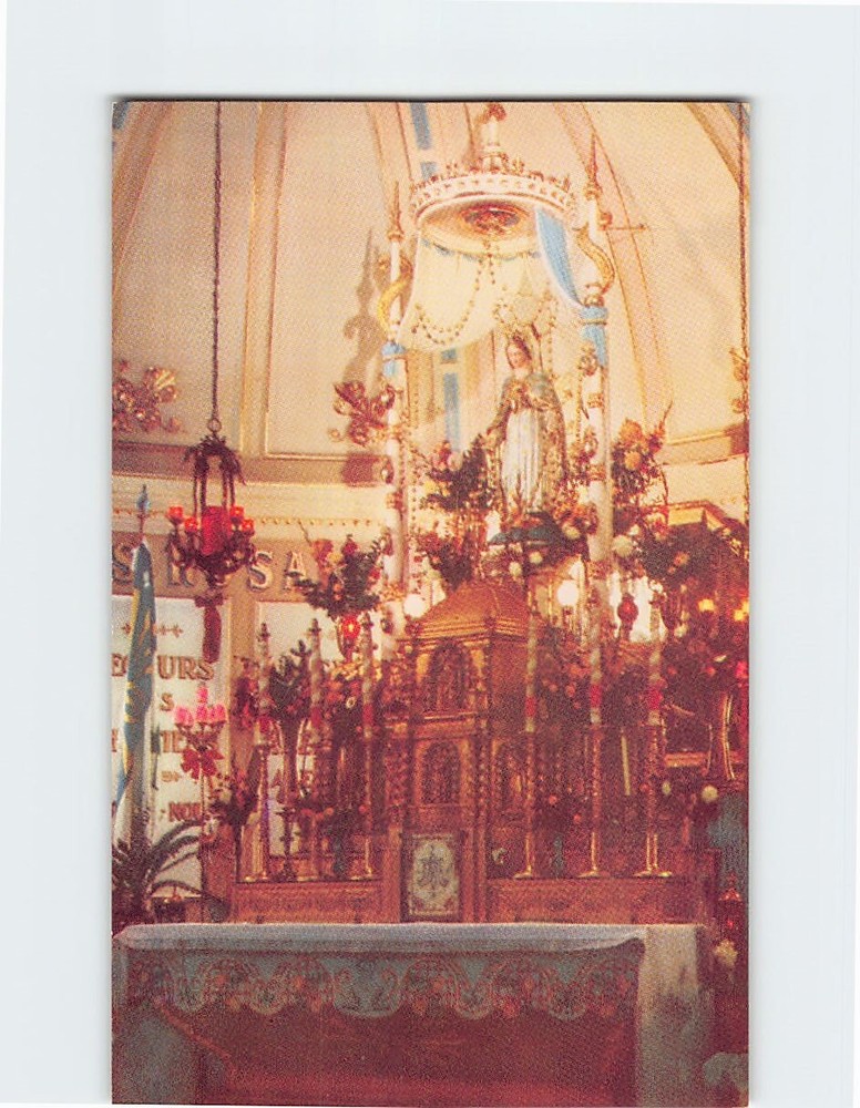 Postcard High Altar of Our Lady of the Cape Shrine Canada