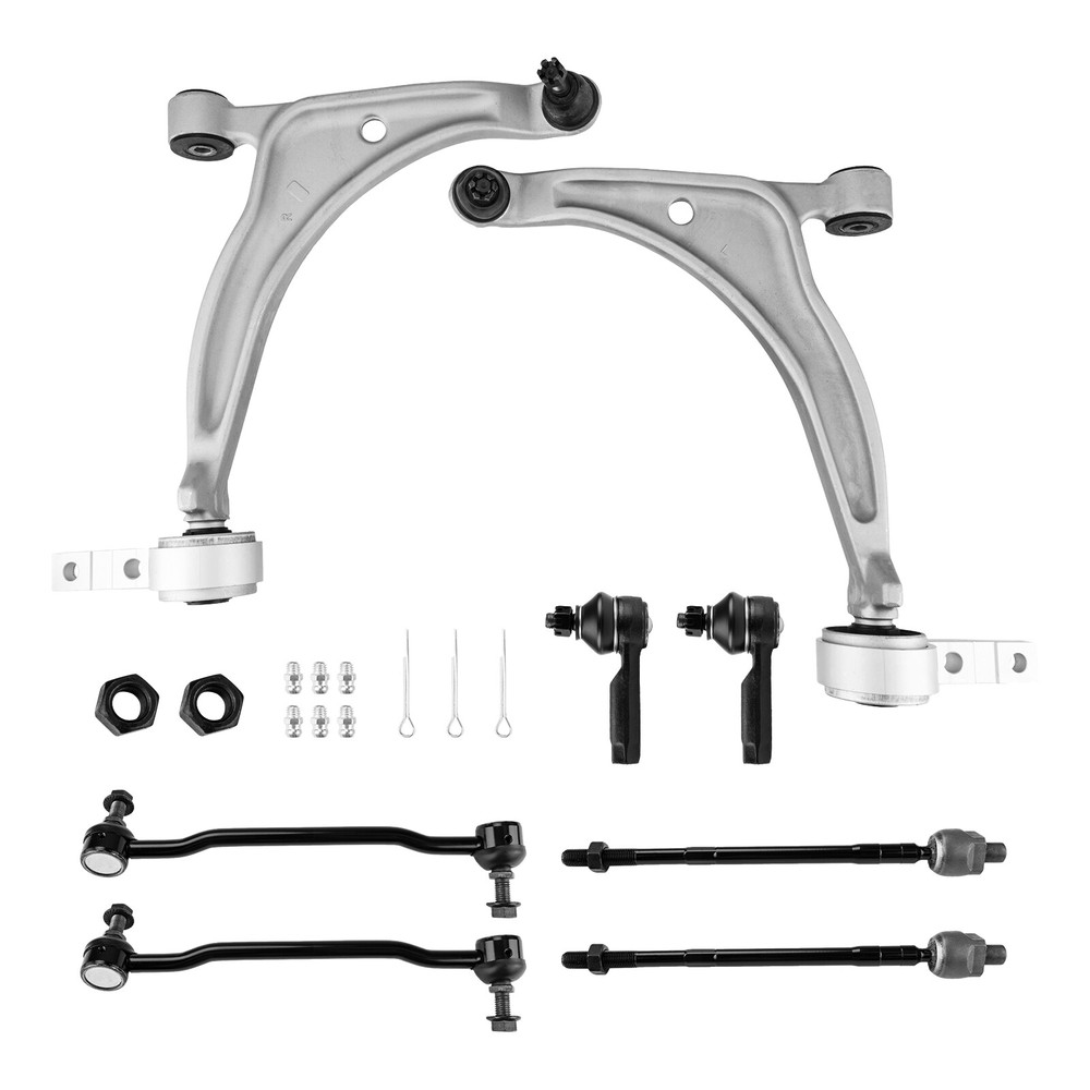 8Pcs Suspension Kit for Maxima with Control Arms Ball Joints Tie Rods Sway Bar