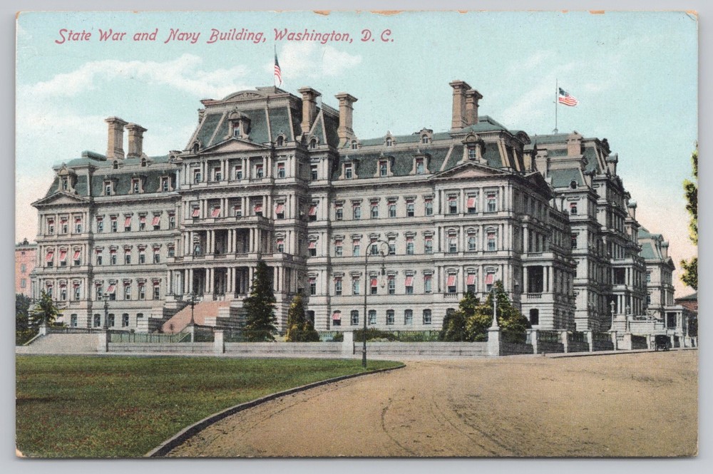 State War & Navy Building Washington DC Postcard