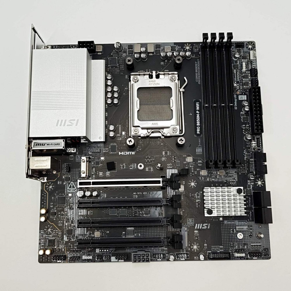 MSi Pro B850M-P WIFI AM5 microATX AMD DDR5 Motherboard