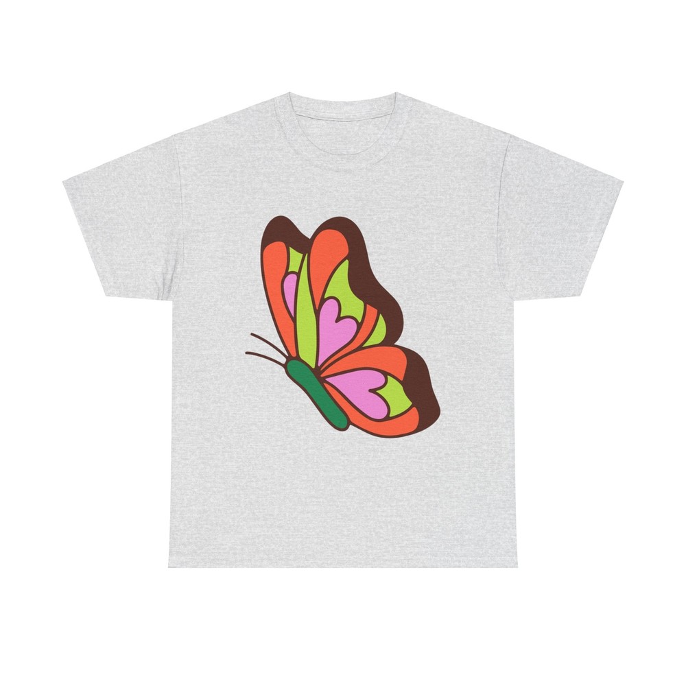 Colorful Butterfly T-Shirt - nature insect whimsical cute cool retro vintage art